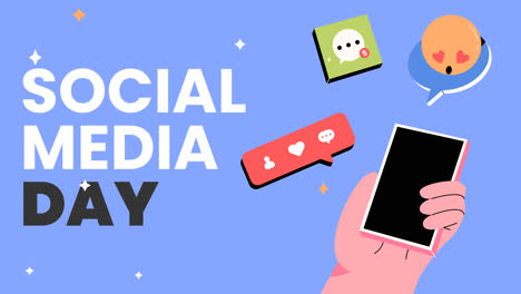 Motion-Graphic-of-Flat-social-media-day-illustration