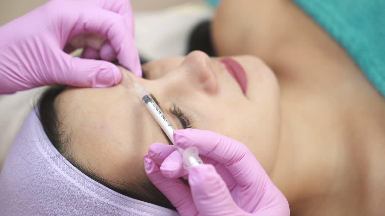 Rejuvenating facial injections.
