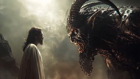 jesus confronts the demon