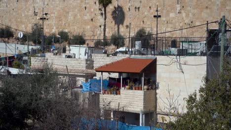 Blick-Auf-Häuser-Israel-Palästina-Vom-Ölberg