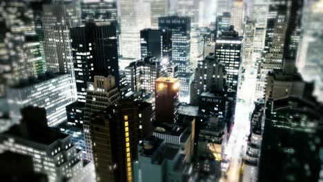 nyc skyline blur 00