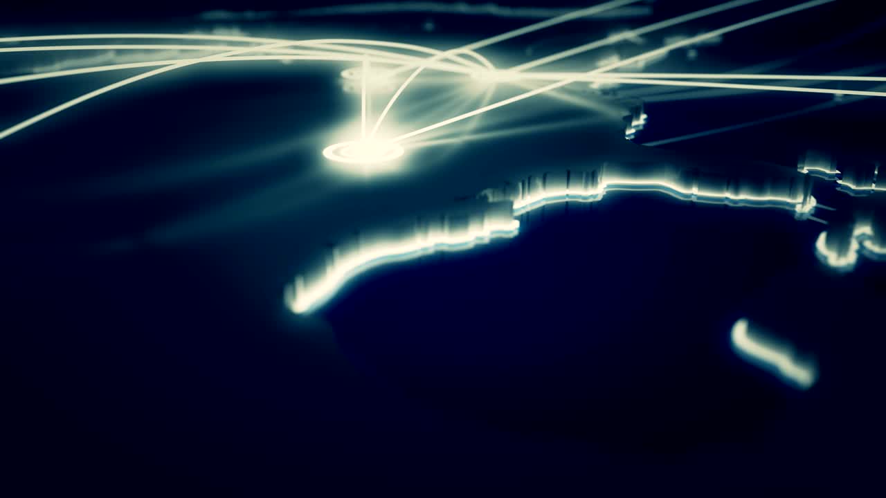 las rutas de vuelo de américa del norte.