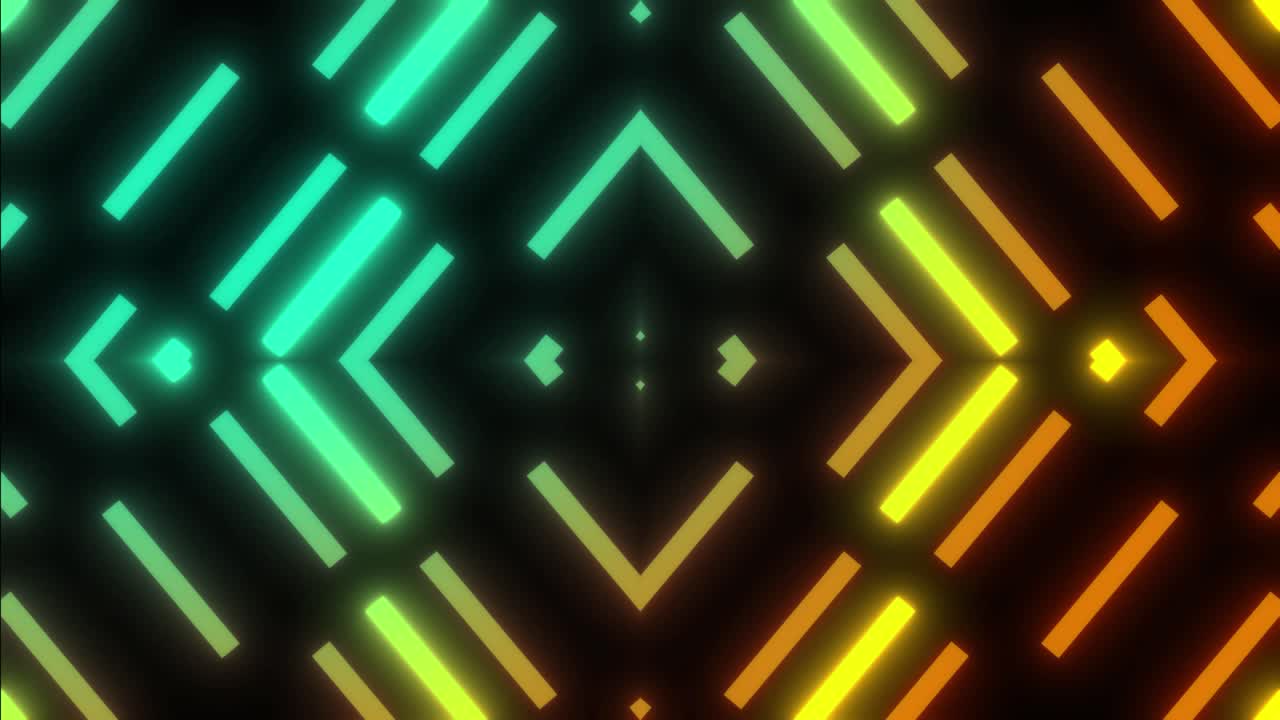 fondo de patrón geométrico de neón abstracto