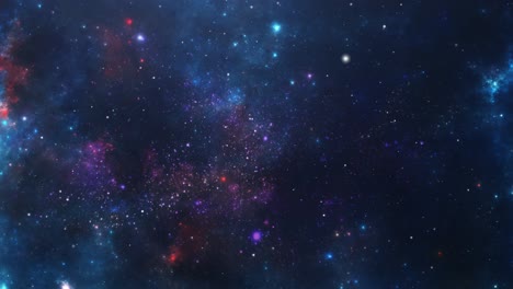hermosa nebulosa y estrellas brillantes adornan el espacio exterior