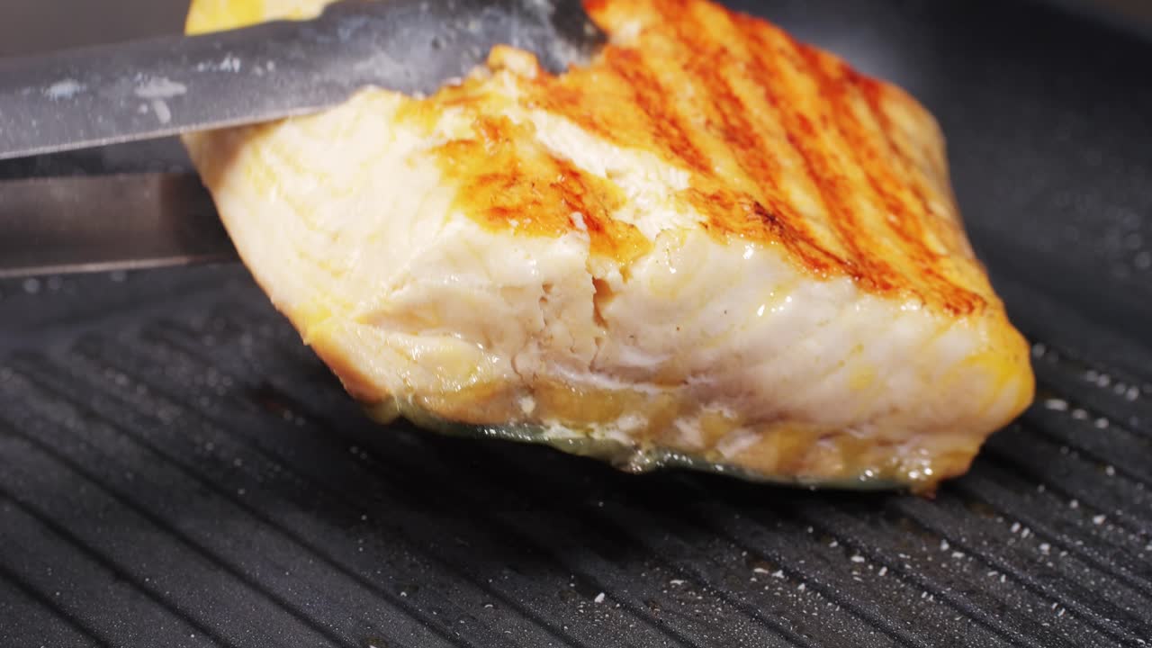 Grilled Fish Fillet Cooking
