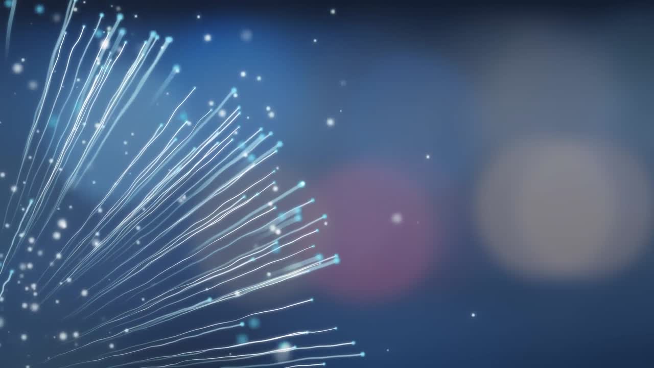 Scie luminose su sfondo sfocato