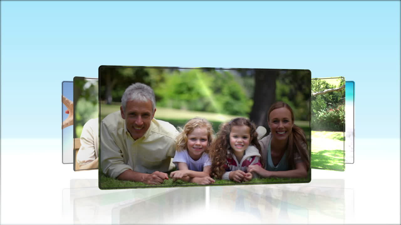 videos de familias felices al aire libre