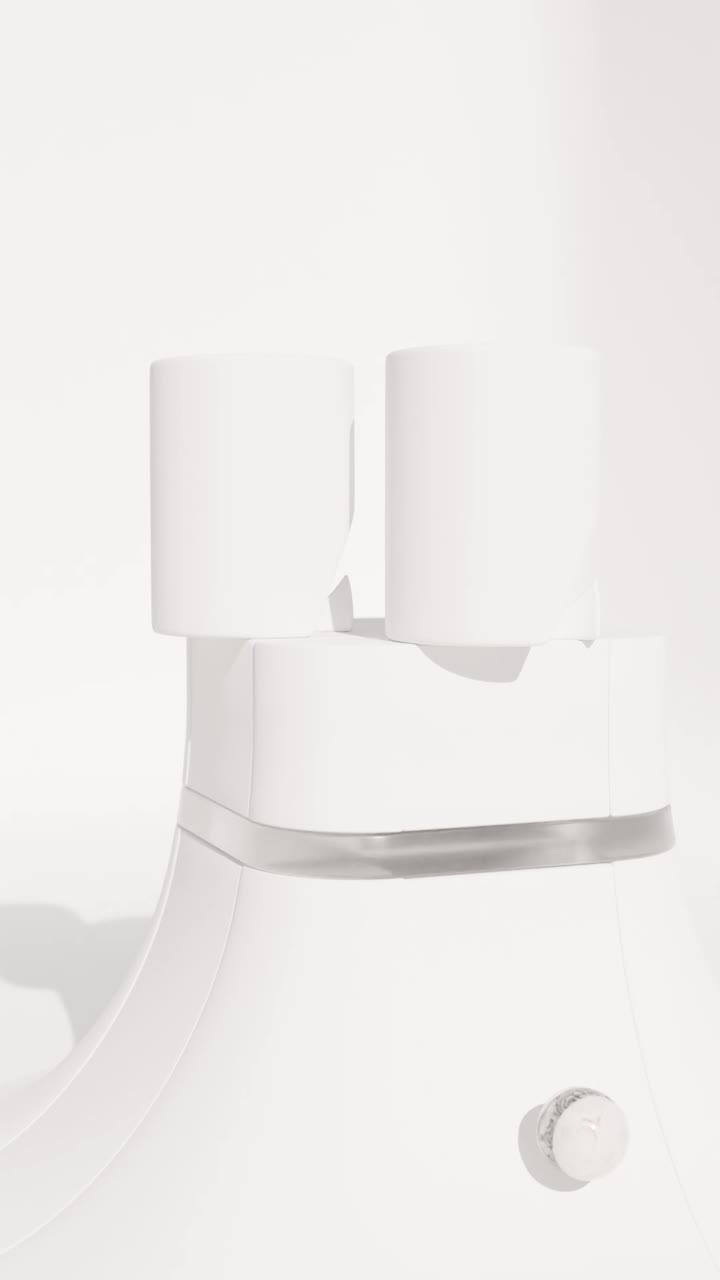 белый абстрактный геометрический дизайн