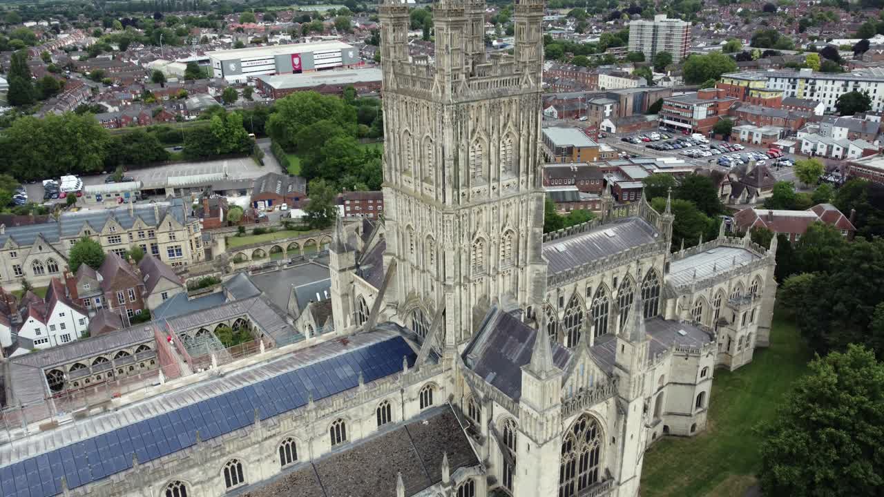 Aerial View of a Cathedral