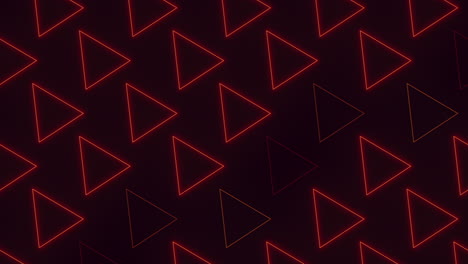 zigzagging red triangles on a black background