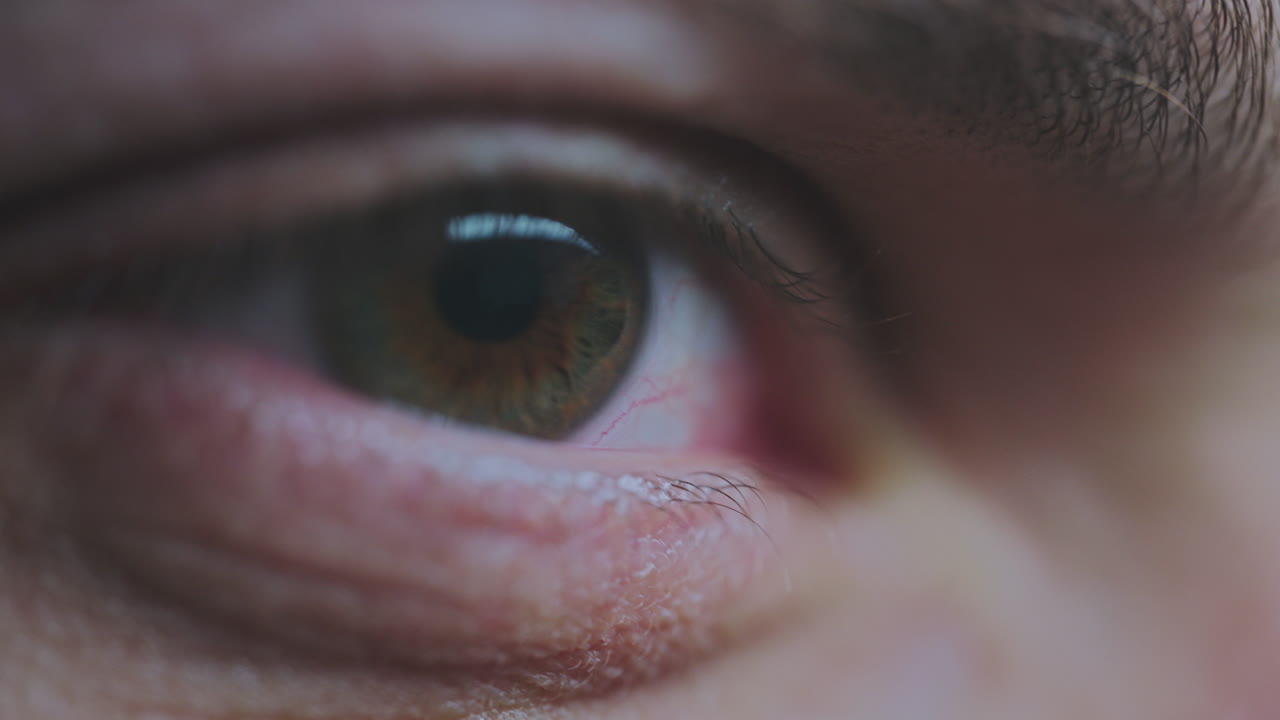 primer plano de un ojo humano