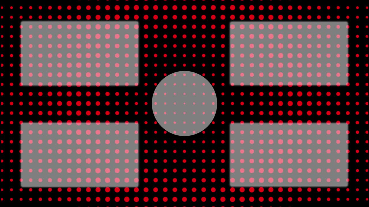 원형 물결 모션 엔드 카드 엔딩 스크린 모션 그래픽