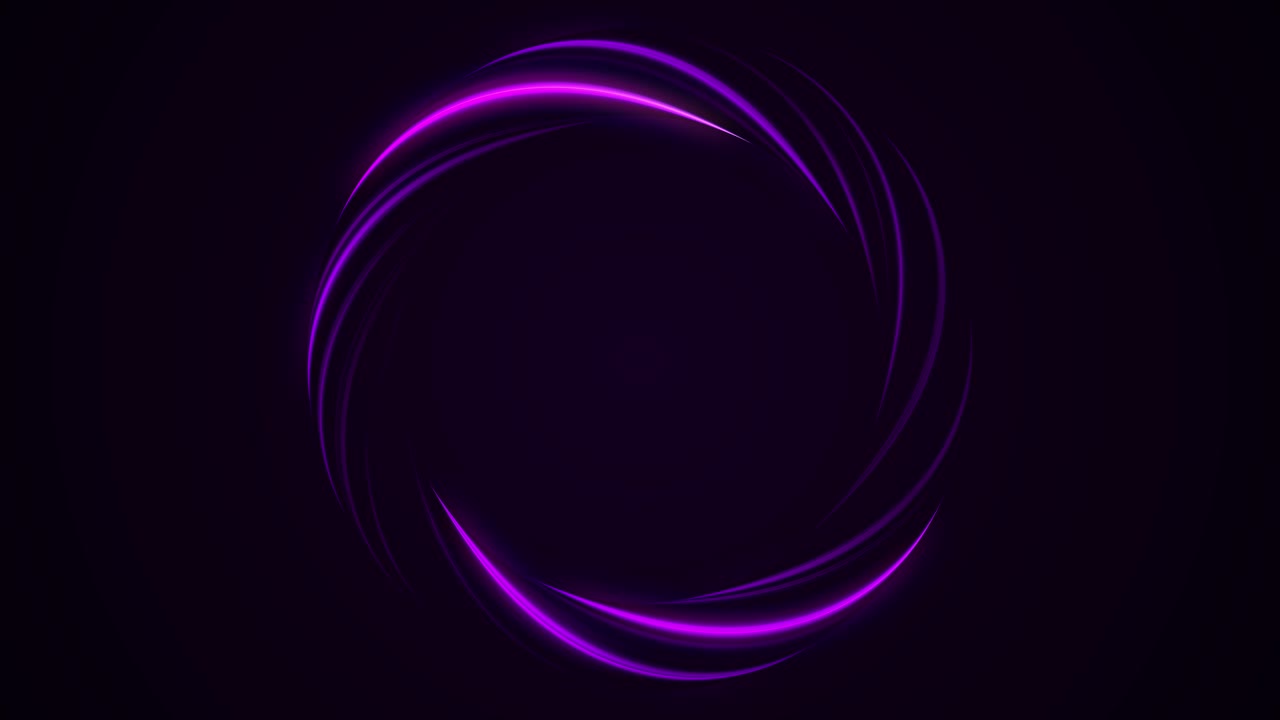 resplandor circular púrpura