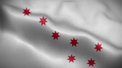 cherokee peace flag loop background 4k