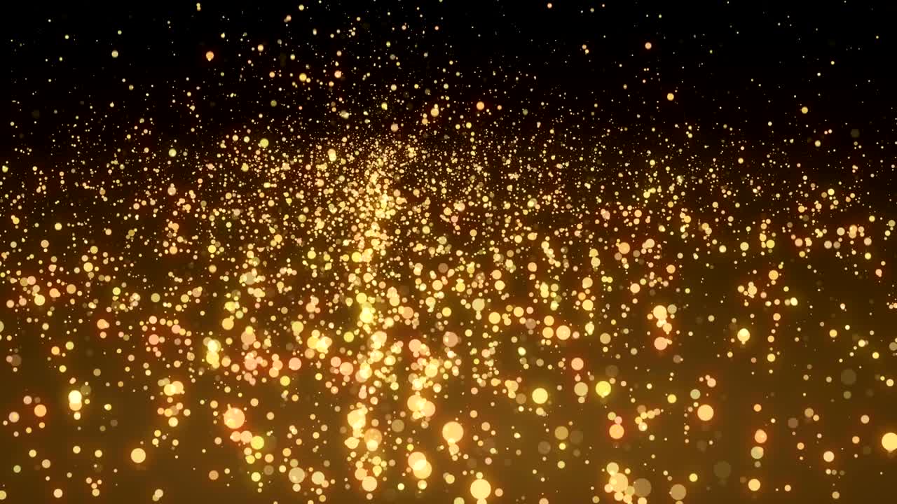 많은 반이는 소용돌이 입자가 공간에서 날아, 휴가 및 축제 3d 렌더링 배경, 컴퓨터 생성