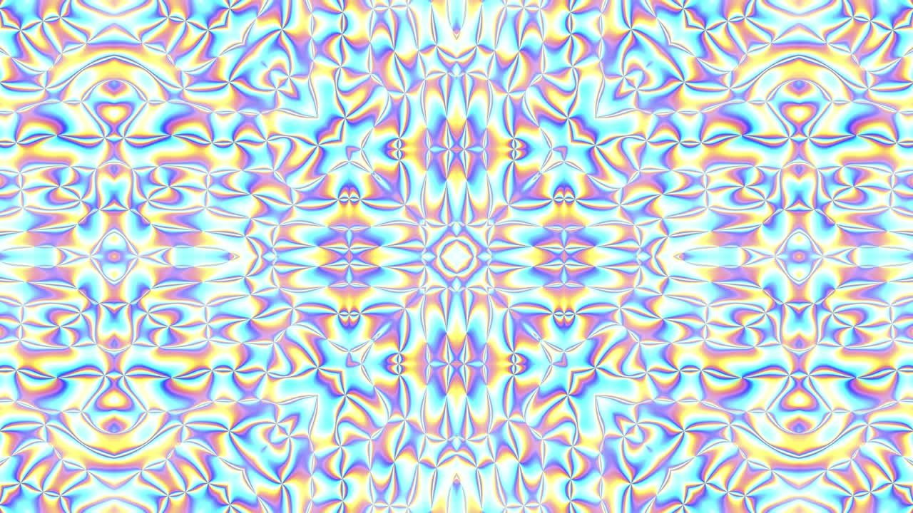 Holographic background with a seamless loop motion graphic. 4k abstract foil mosaic surface that is animated and trendy