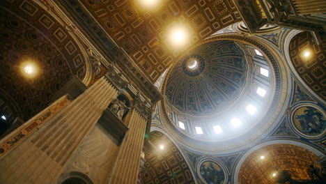 dome of st peter's basilica in the vatican