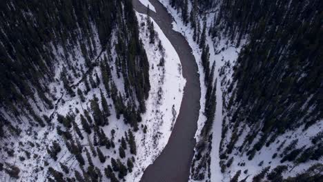 Creek-and-road-in-winter