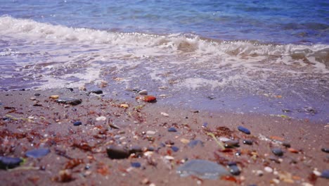 Zeitlupenwellen-Am-Strand