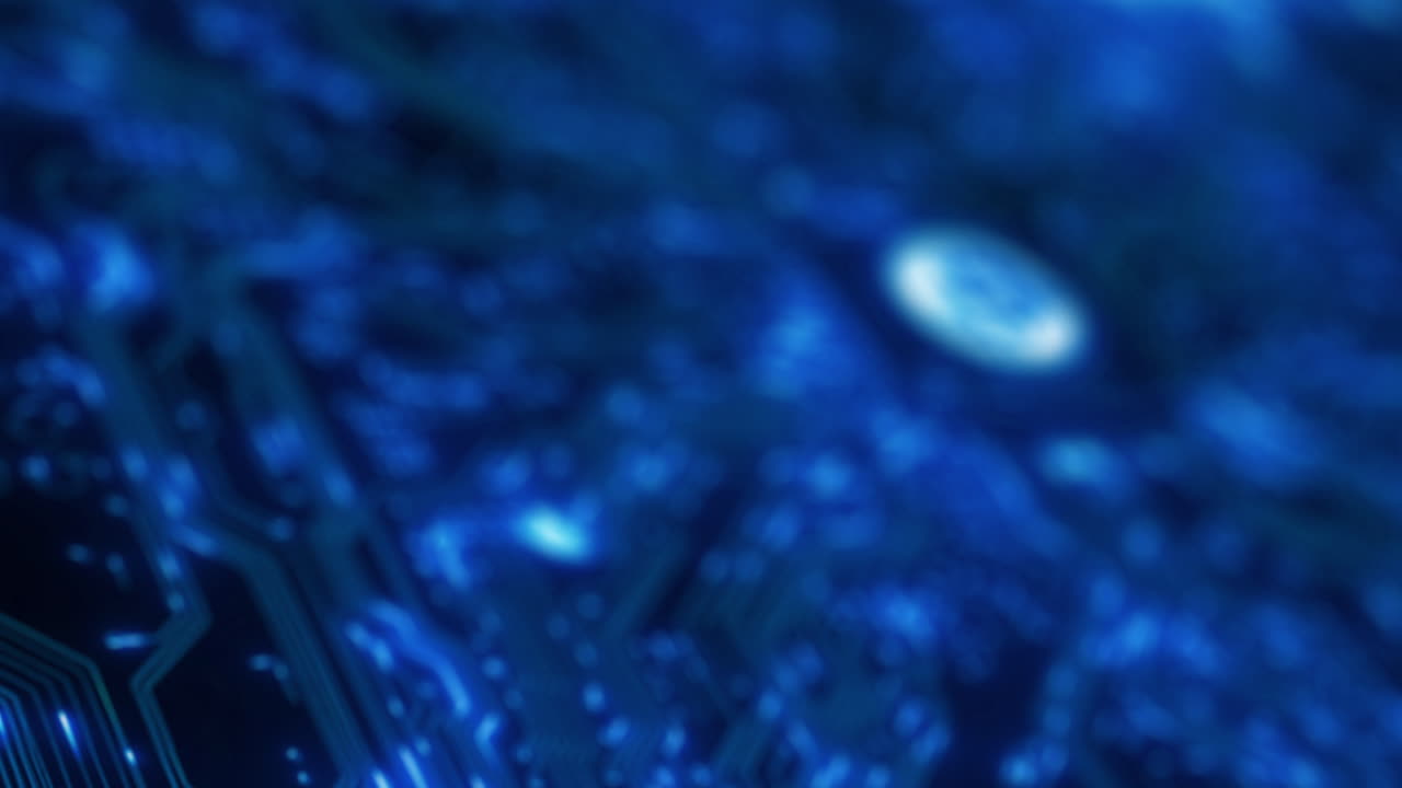 비트코인, 디지털 데이터 및 nft의 회로판