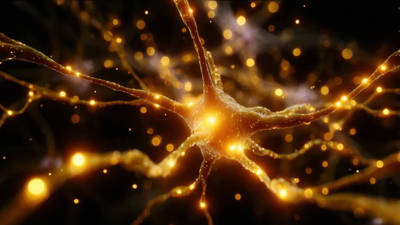 A Stunning Visual Exploration of Neuronal Activity and Connectivity, Showcasing the Dynamic and Intricate Structure of Neurons with Their Glowing Synaptic Connections and Electrophysiological Signals