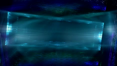animación de fondo de luces azules