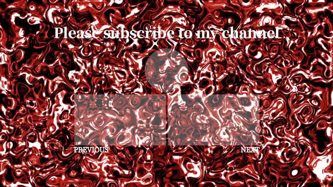 액체 금속 이동 엔드 카드 엔딩 스크린 모션 그래픽