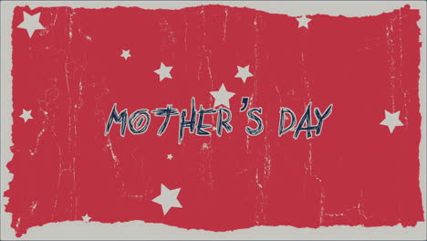 celebrate mothers day with a vibrant red background