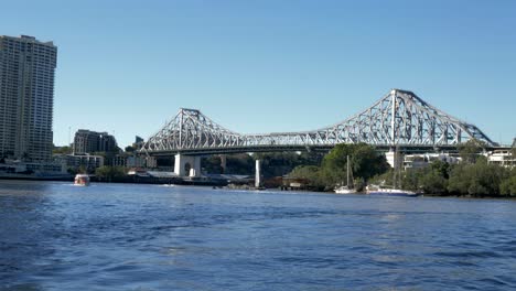 view of the story bridge from eagle street pier