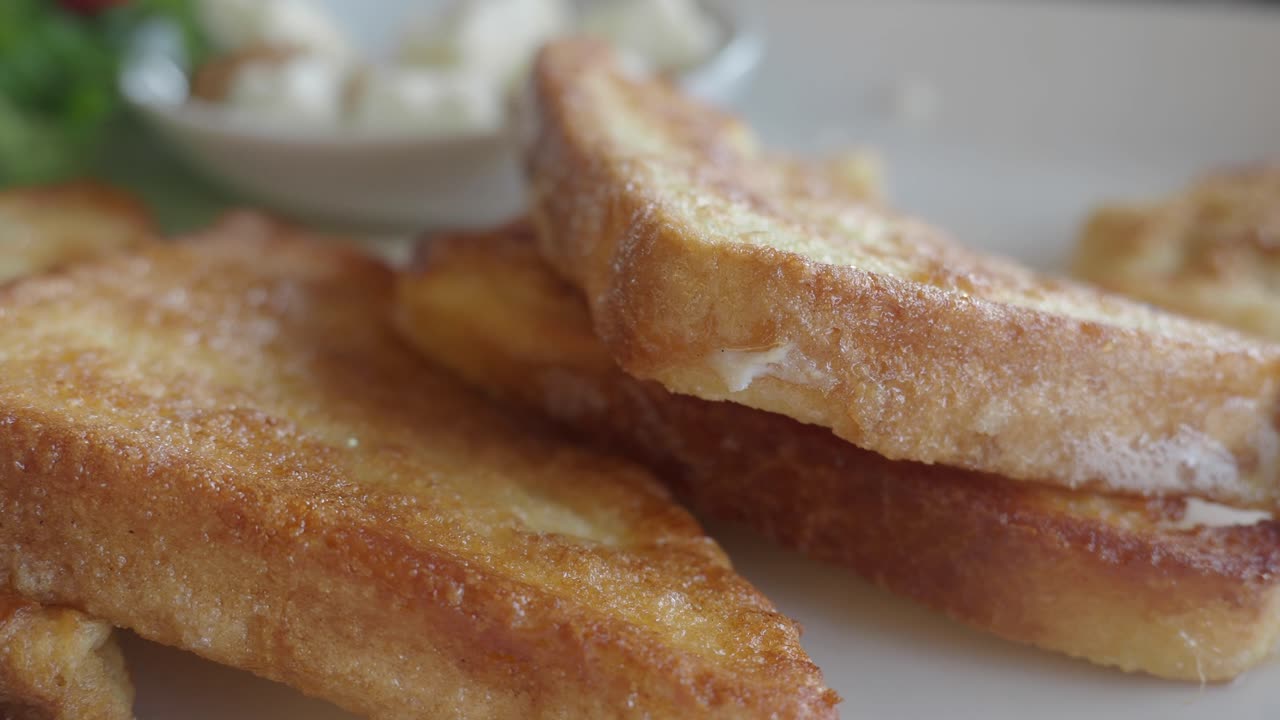 Close-up of French toast