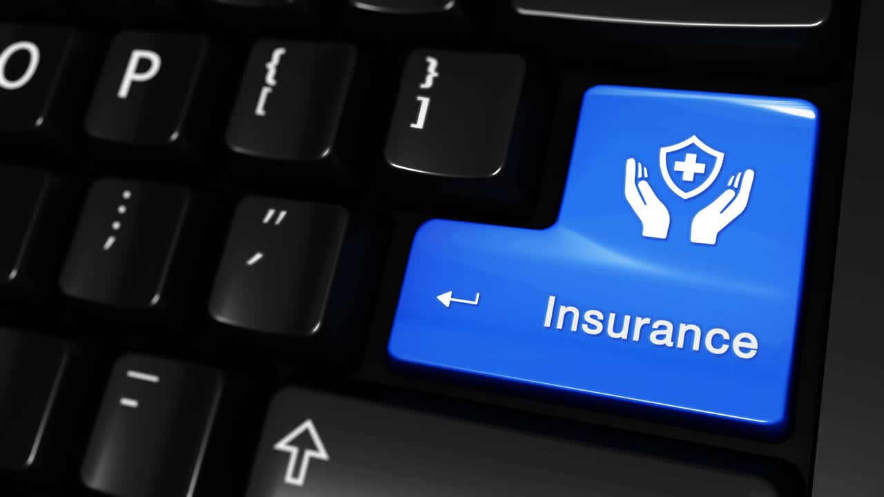 Insurance Key on Keyboard
