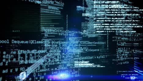 animation of data processing over binary coding computing