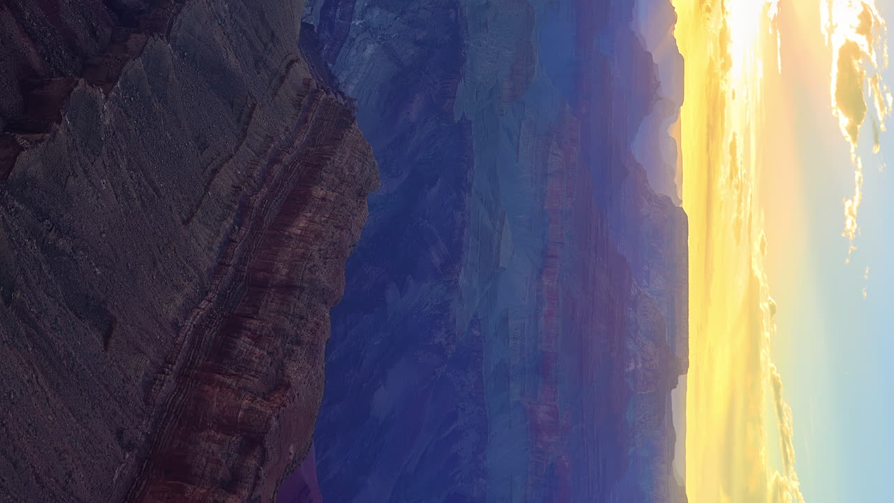 그랜드 캐년 엉덩이 장엄한 전환의 경기장 하루에서 힘으로, 아리조나