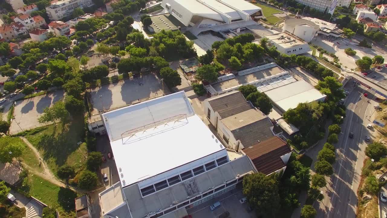 Una bellissima vista dell'architettura della città