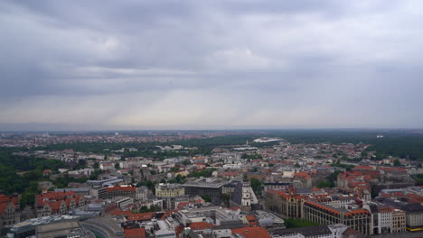 cityscape north west with soccer stadium