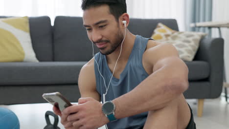 Man,-phone-and-music-earphones-in-fitness