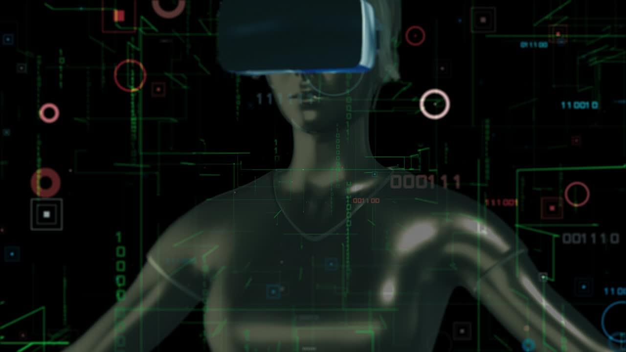 Virtual Reality Abstract Background 4K