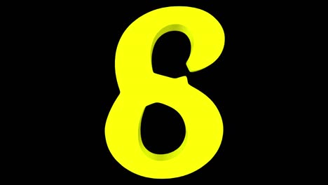 transformation of the "6" digit into the "8" digit and reverse