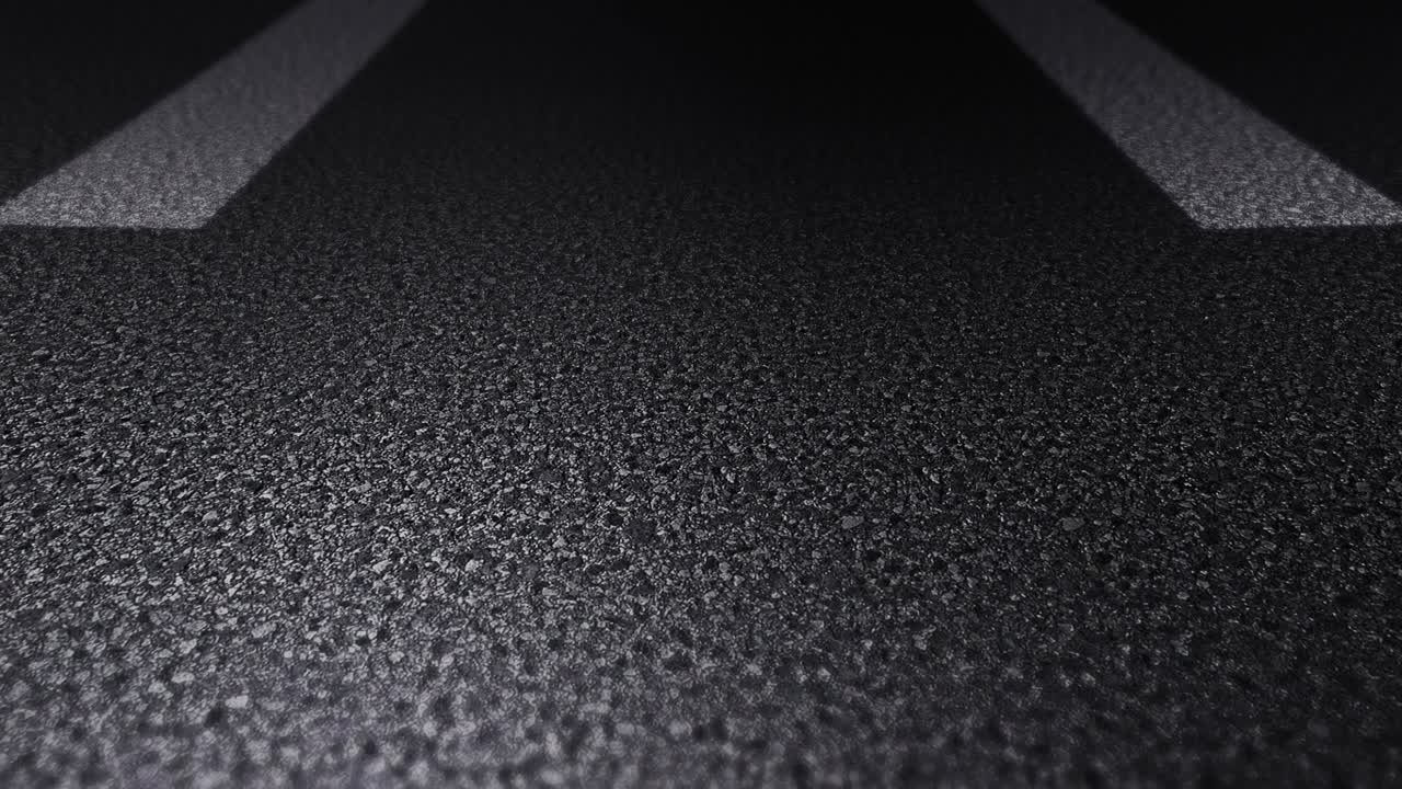 Walking on concrete road with copy space. Run and walk take steps. Close up of runner's foot. Business challenge concept. Loop animation.