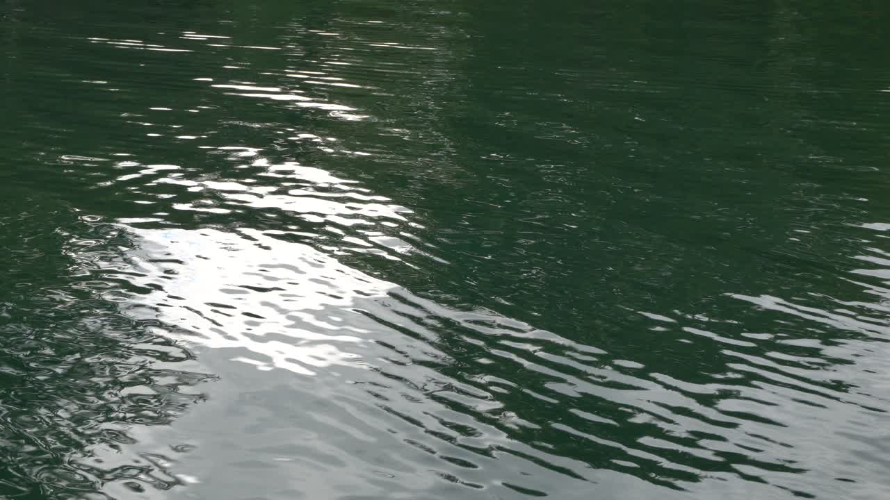 물에 빛의 반사는 평화로운 배경을 만듭니다