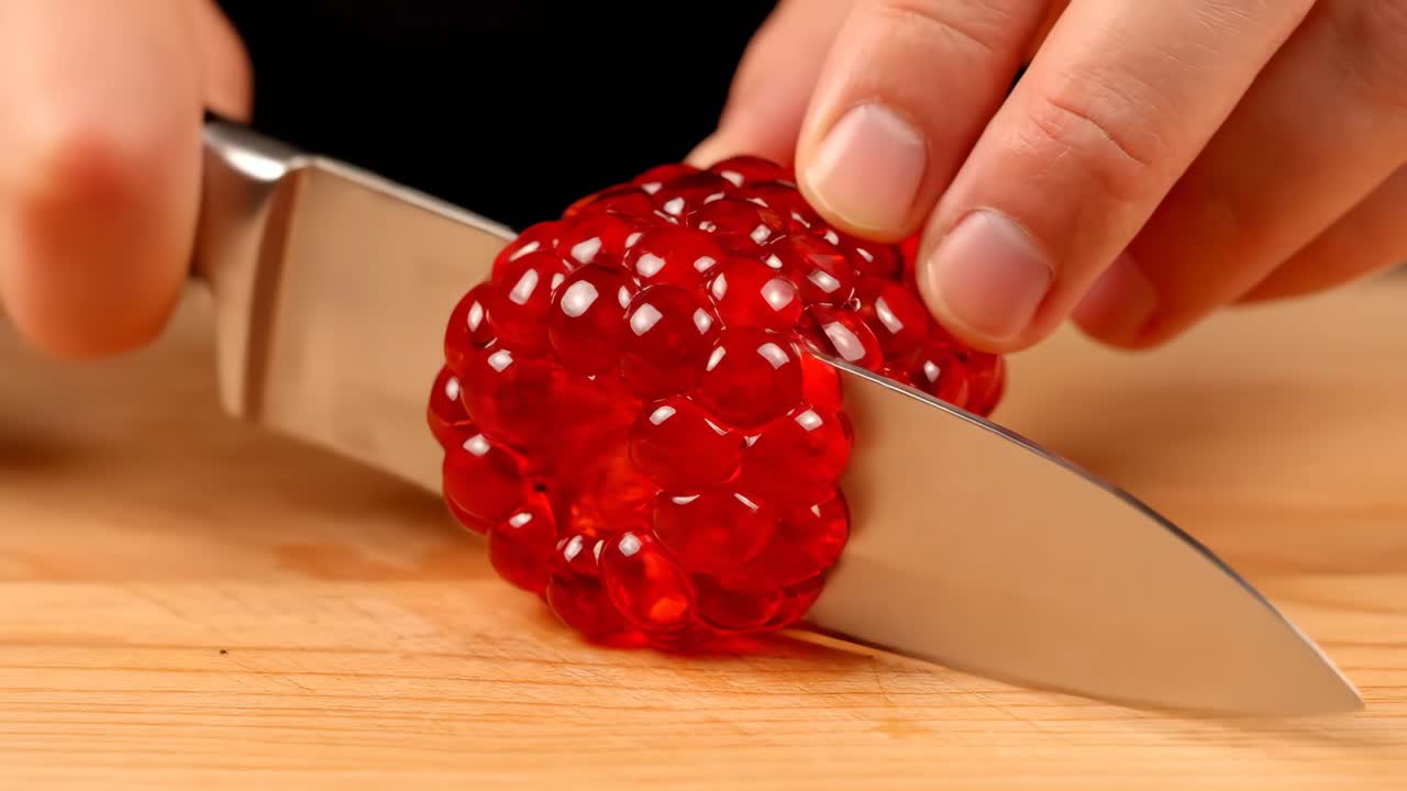 Cutting a Raspberry