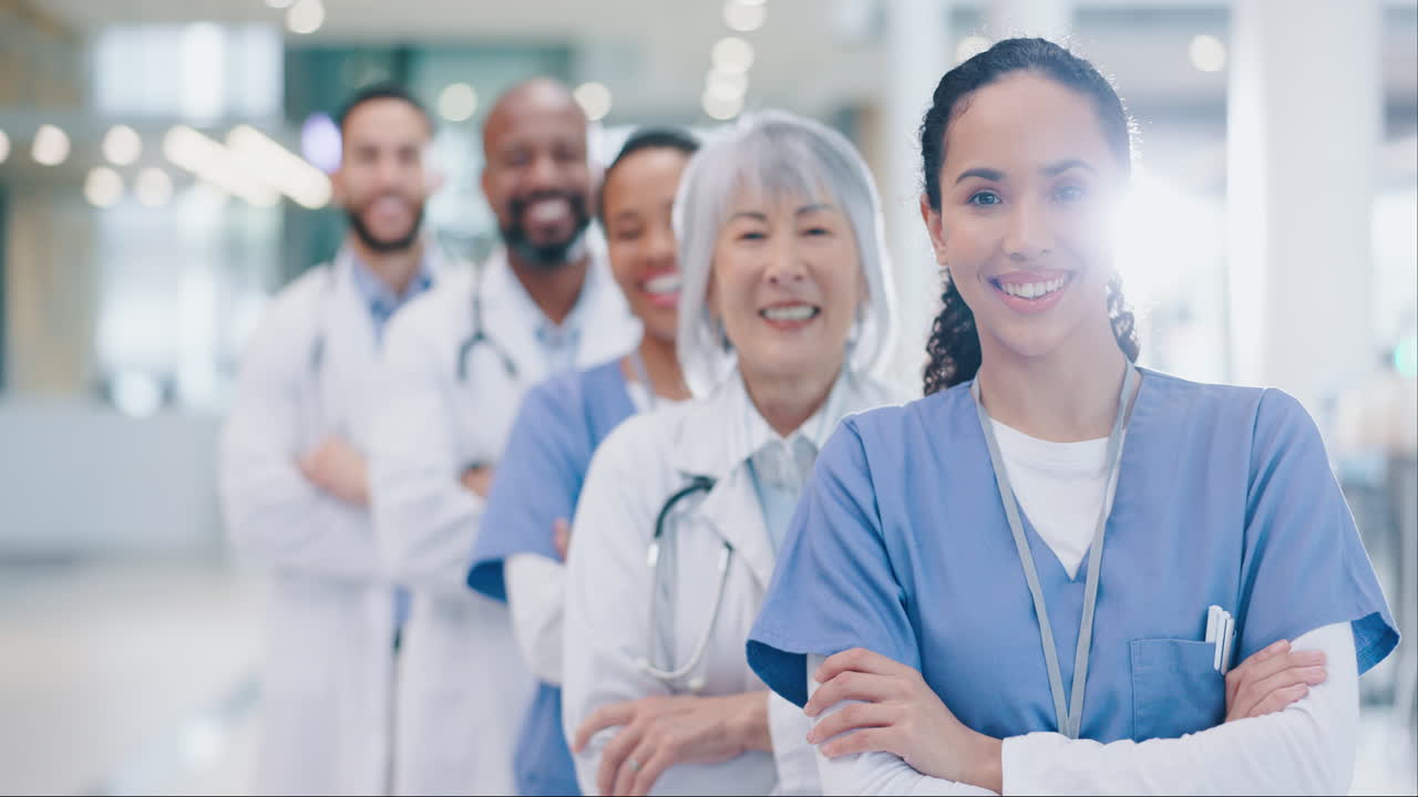 交差した腕 ⁇ グループ ⁇ 医師の顔 ⁇