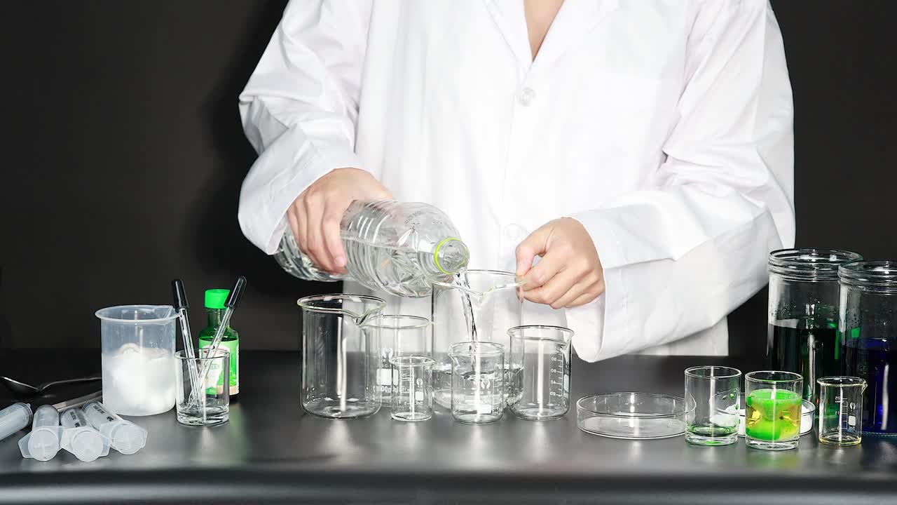 진행 중인 과학 실험