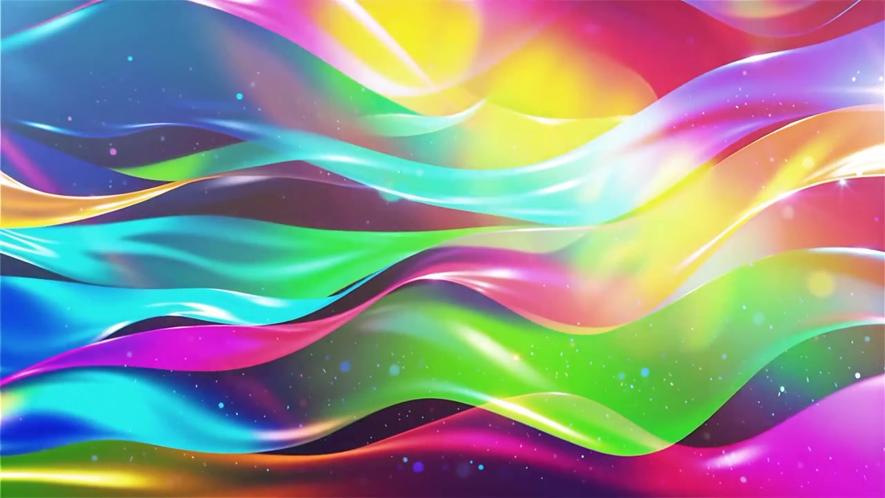 Sfondo astratto con onde di luce fluide.