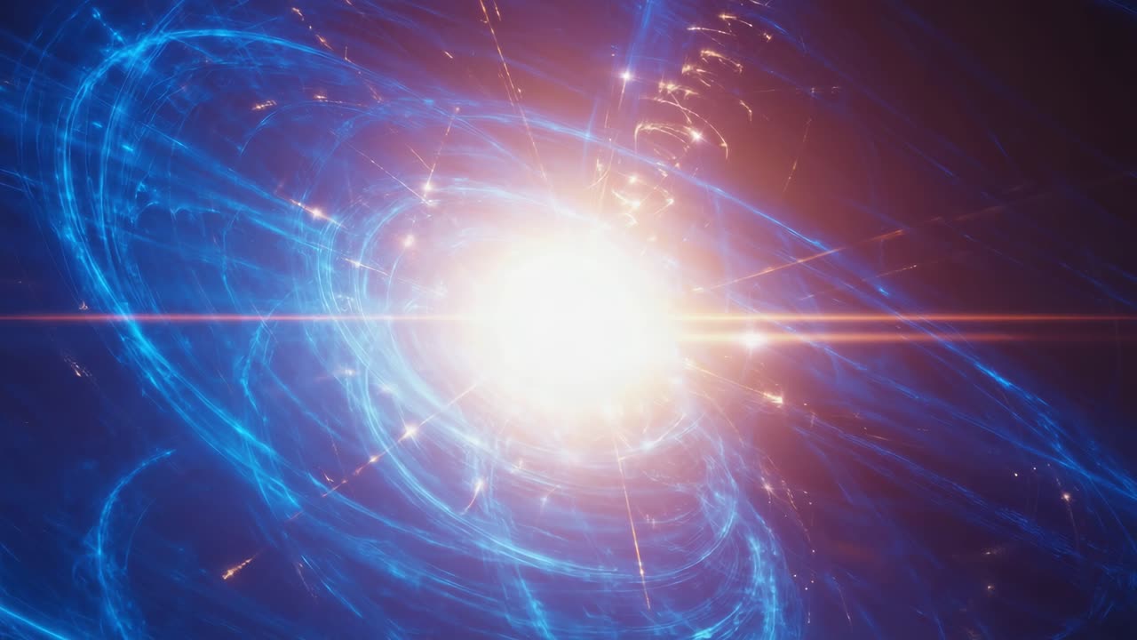 Abstract Cosmic Energy Swirl