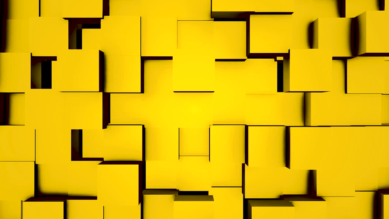 patrón geométrico abstracto de cuadrados amarillos