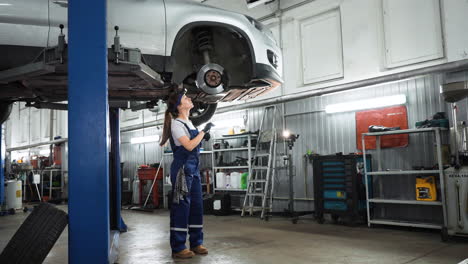 mechanic in the workshop