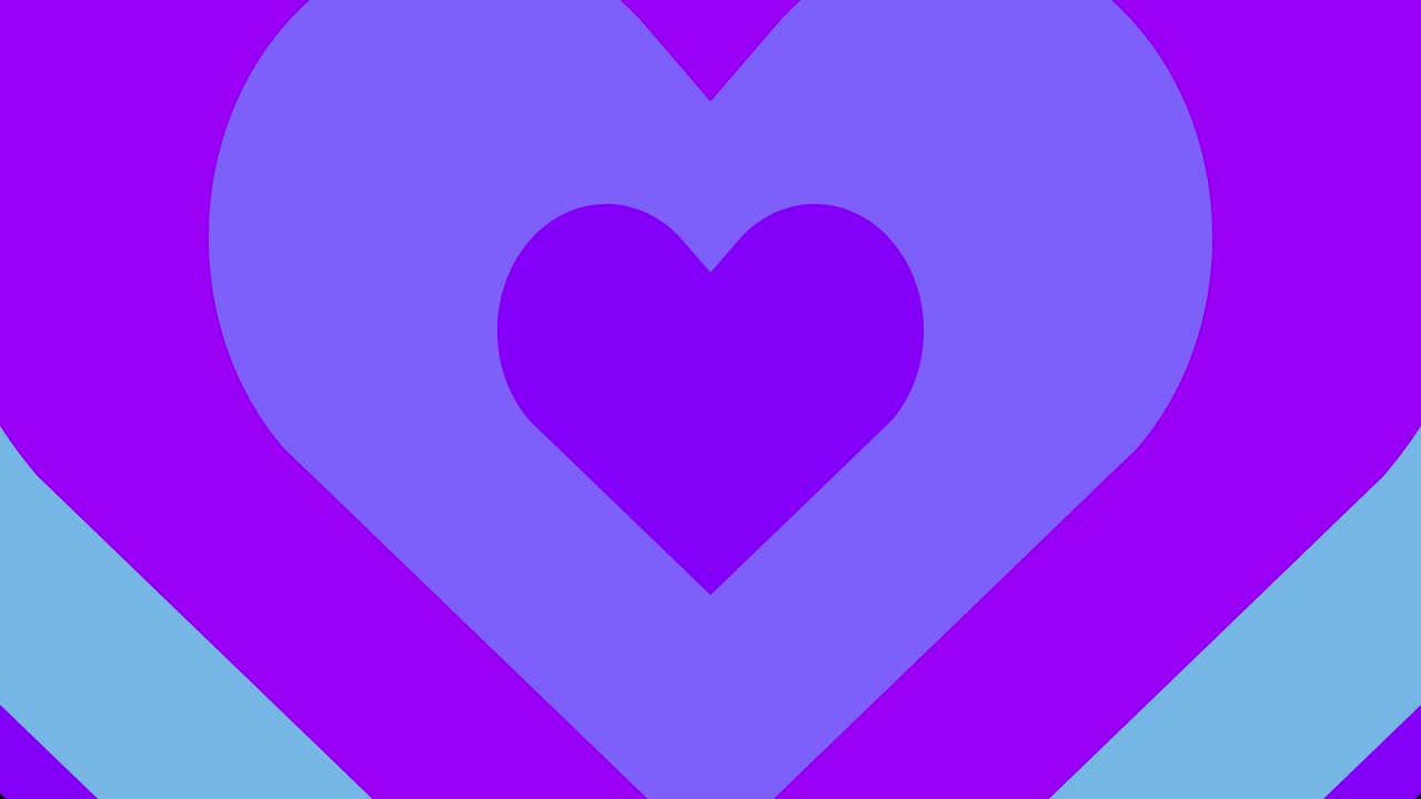 발렌타인 데이: 사랑의 루프 (valentine's day: moving heart motion background ending scene) - 발렌타인의 날, 기념일, 어머니의 날을 위한 4k 원활한 루프 애니메이션 배경