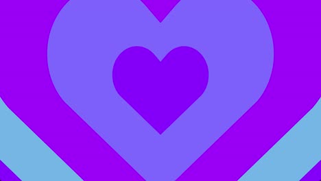 valentine heart love animation loop. valentine’s day moving heart motion background ending scene. 4k seamless looping animated backdrop for valentines day, anniversary, mother’s day