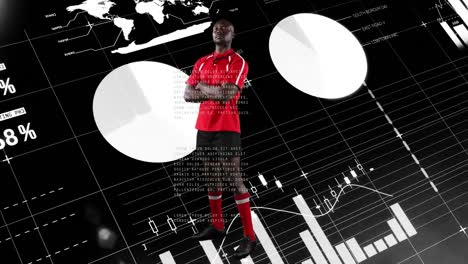 Animation-of-data-processing-and-statistics-over-sportsman